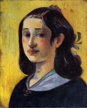 保羅 高更 Portrait of Aline Gauguin